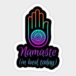 Funny Yoga Design Sticker